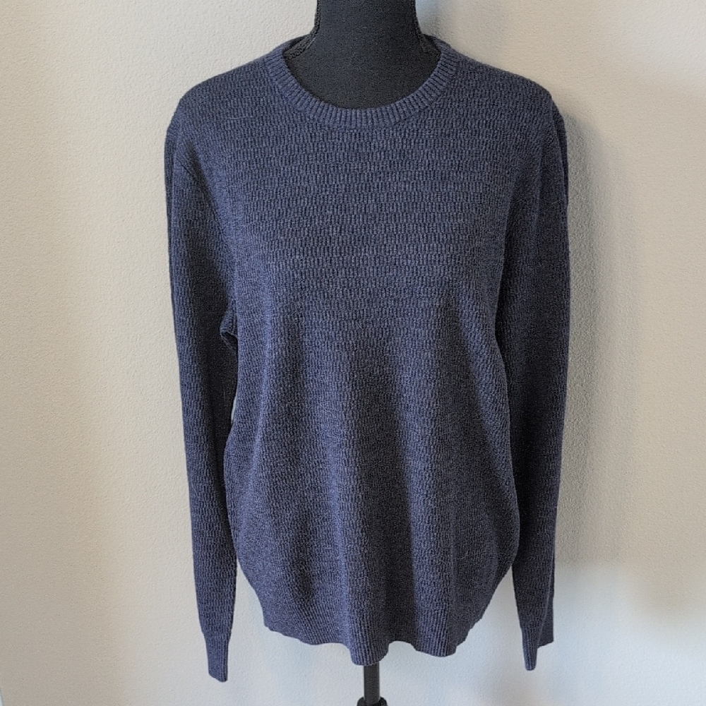 Hawker Rye Navy Crewneck Sweater